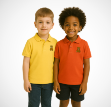 Classic Kids Polo Shirts – 100% Cotton Pique, Button Placket, Durable, Colorfast, Lightweight, School and Casual Wear, Sizes 2T to 16Y, Multiple Colors, Unisex Design